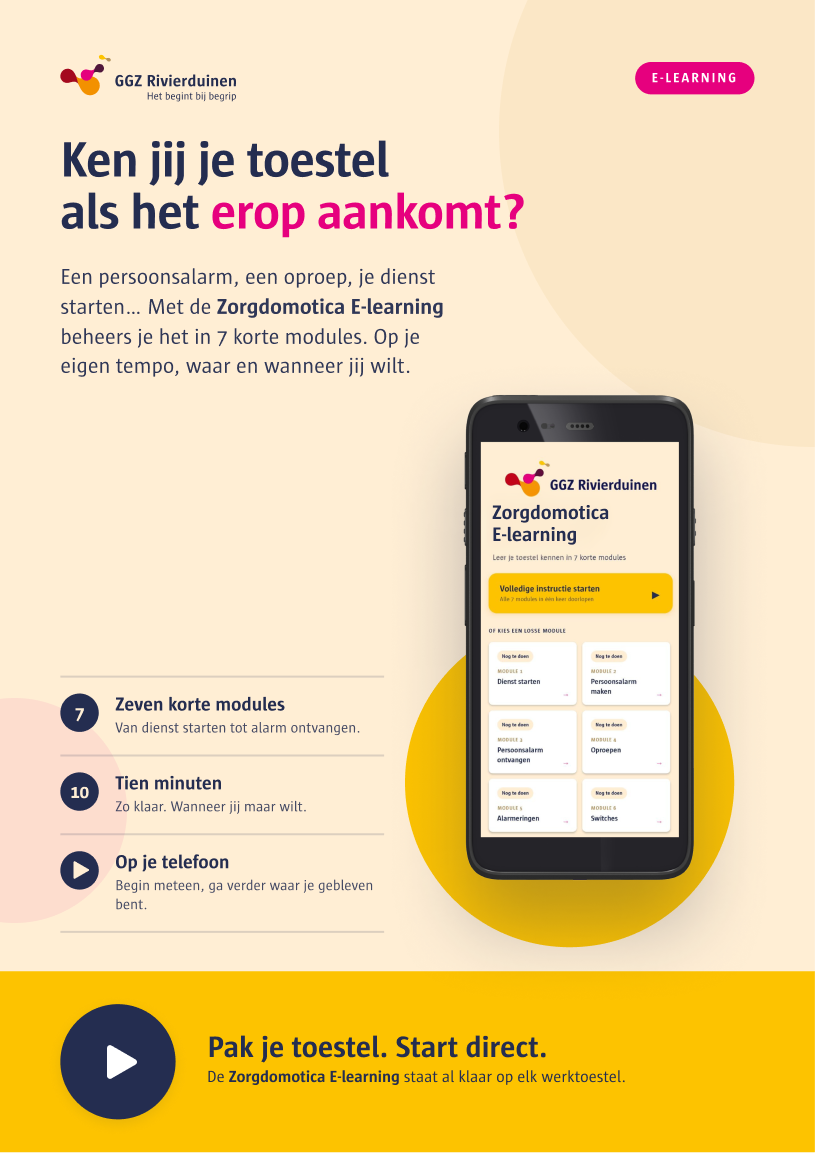 Activatieposter voor de Rivierduinen leeromgeving